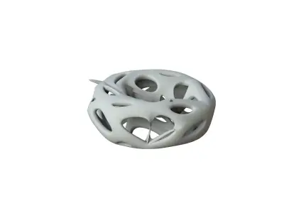SciFi Cube Object No 18331 Low Poly Shape Texture
