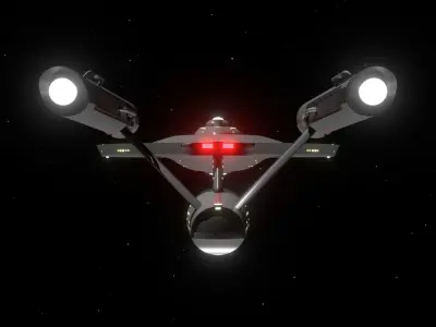 Modified USS Enterprise from the Original Television Series 3D model