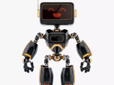 Digital robotic retro bot II 3D model