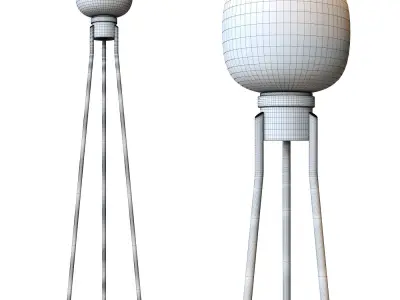 Midj Gost Floor Lamp 3D model