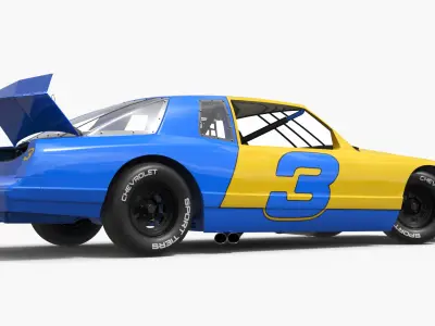  Chevrolet Monte Carlo SS Nascar Racing Coupe Rigged 