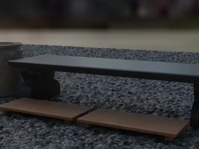 3D MODEL EUROPEAN BENCH 3D model