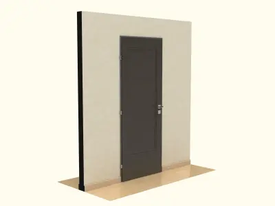 Wooden Door 3D model