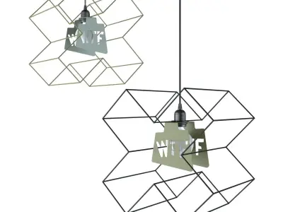 hanging lamp KUBISOVER 3D model