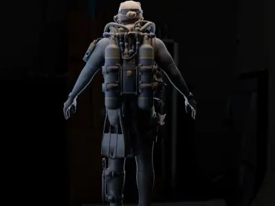 CSGO Agent Captain David 3D model