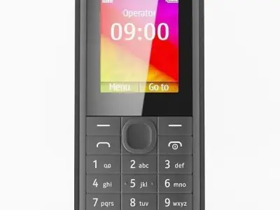 Nokia 106 Black 3D model