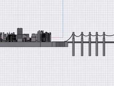 New Cypress City 3D model