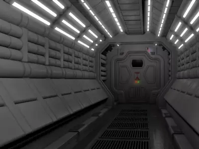 Nostromo Habitation Corridor 3D model