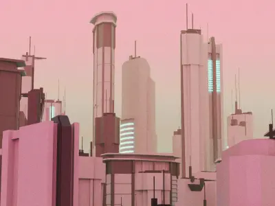 SCIFI Architectural Pack 3D model