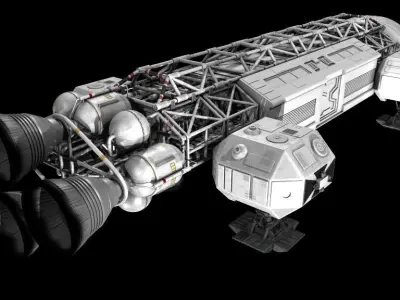 Space 1999 Eagle Transporter 3D model