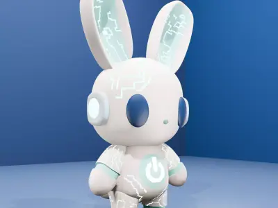 BunniVolt Scif fi Low-poly 3D model