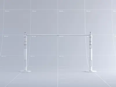 Toronto Safety Flexible Pole 01 3D model