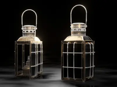 Oil Lantern 3D model