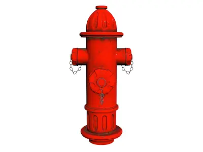 3D model HYDRANT fire Low-poly 3D model