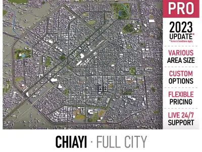 Chiayi Low-poly 3D model