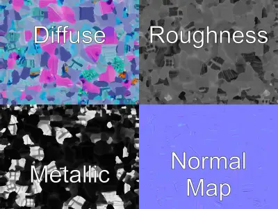 Futuristic Skyscraper Module with Dynamic Facade Model Pack Low-poly 3D model