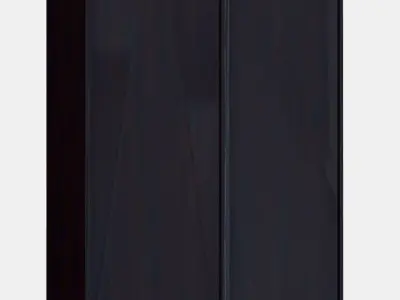 BESTA Storage combination w glass doors Low-poly 3D model