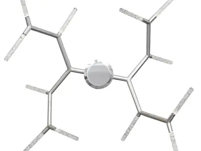 Kryptonite Chandelier 3D model