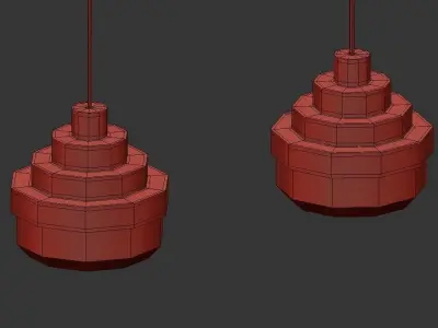 Honey Pendant 3D model