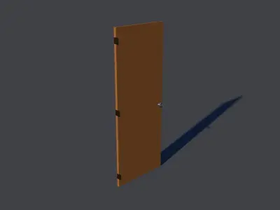 Wooden Door - Puerta de Madera 3D model