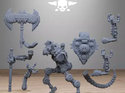 Raticus Technoclaw 3D print model