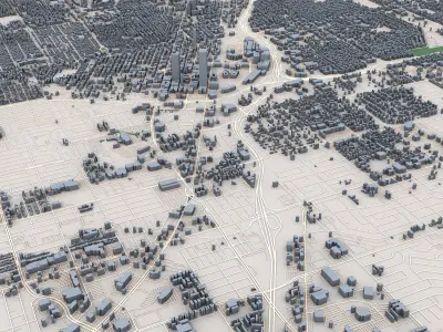 Las Vegas City Nevada USA 3D model