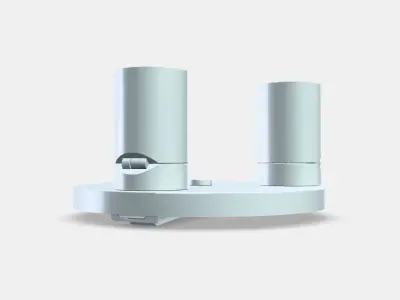 NYMANE Ceiling spotlight with 3 spots Low-poly 3D model