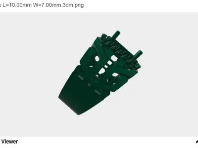 Men Ring With Emerald Cut Center Stone 3D print model