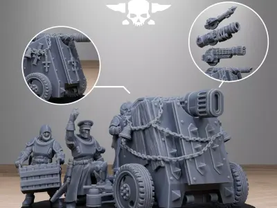 RoyalGuard Light Artillery 3D print model