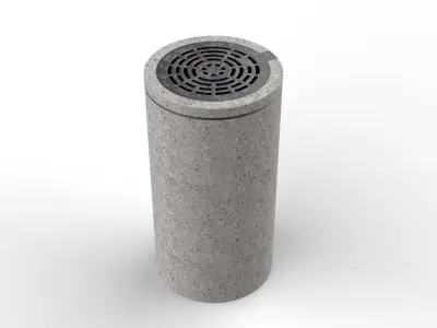Manhole cover 3D model