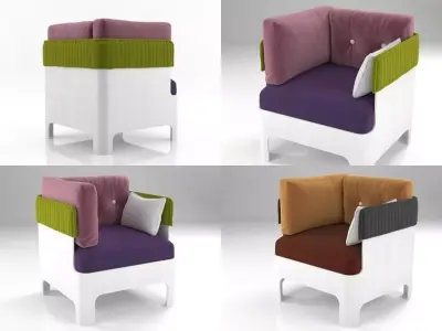 Koja  low 3D model