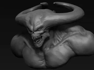 Demon Head 03 3D model