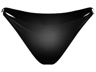 Bikini Bottom With Side Bids Low-poly 3D model