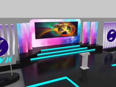 Event Stage Design 3D model