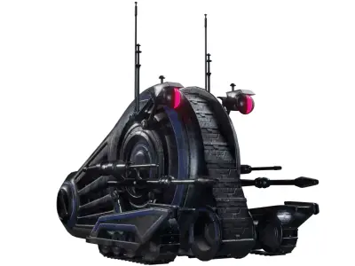 Nr-N99 Persuader Droid tank Low-poly 3D model