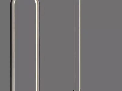 ZUMRA APLIQA METAL LED FLOOR LAMP 3D model