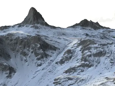 Landscape 95 Low-poly 3D model