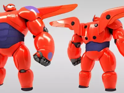 Baymax - Big Hero 6 Low-poly 3D model