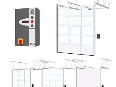 Automatic gate Hormann 3D model