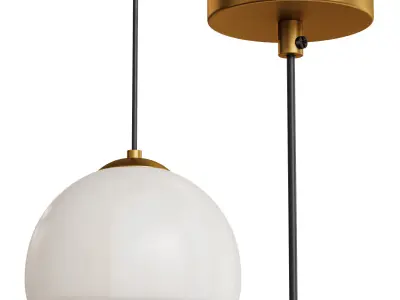 Hanging lamp LUDVIG Low-poly 3D model