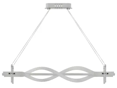 Morae Acrylic Chandelier Low-poly 3D model