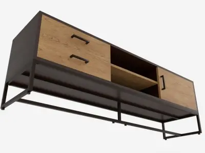 TV table Amsterdam 3D model