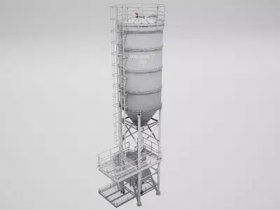 Storage Silo  3D model