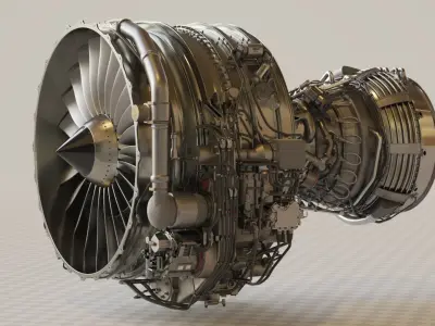  Jet Engine CFM56 