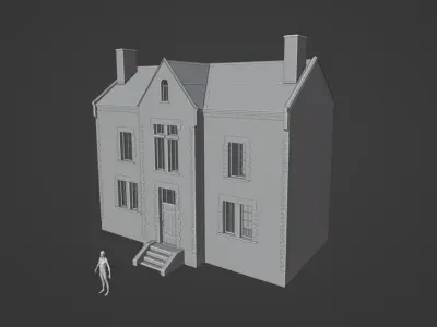 French house 3D model purchase