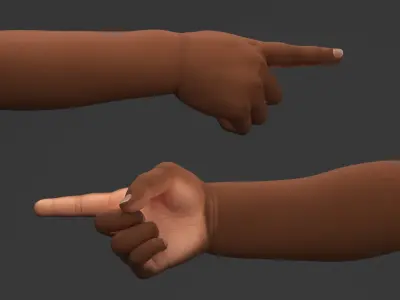  Baby Hands Rigged Collection 