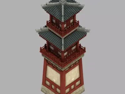 Beijing Architecture - Defense Arrow House 3D model