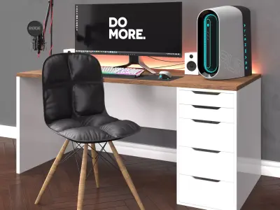 Office Furniture 01 - Alienware 3D model