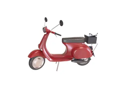 Scooter High Poly  3D model