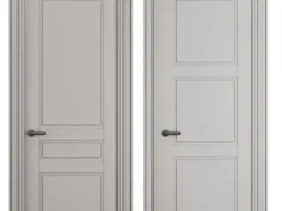 Entrance door set161 3D model